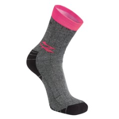 Pack 2 paia calze corte grigio/fucsia Tg. unica Giady U-Power