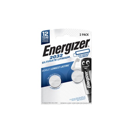 Blister 2 pile CR2032 Ultimate Lithium - Energizer Specialistiche