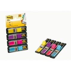 MINISET 140 SEGNAPAGINA Post-itÂ® INDEX 683-4AB IN 4 COLORI VIVACI