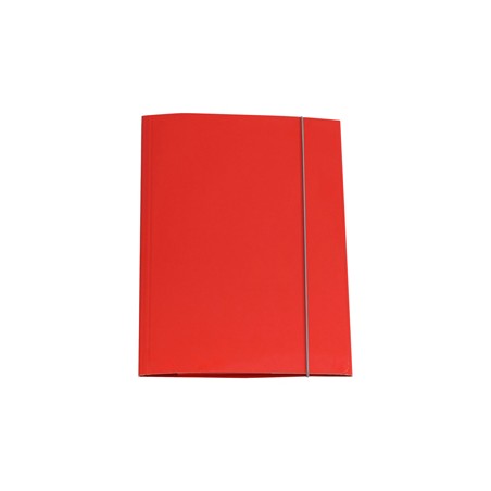 CARTELLINA CON ELASTICO 32PL 25X34CM ROSSO