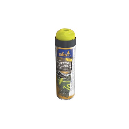 Bombola di vernice traccialinee fluorescente da cantiere 500ml giallo fluo