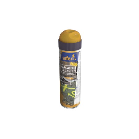 Bombola di vernice traccialinee fluorescente da cantiere 500ml arancio fluo