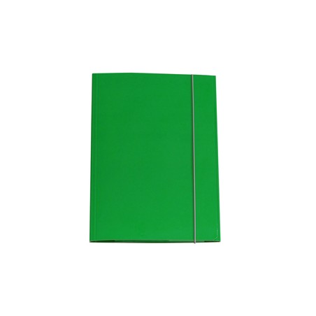 CARTELLINA CON ELASTICO 32PL 25X34CM VERDE