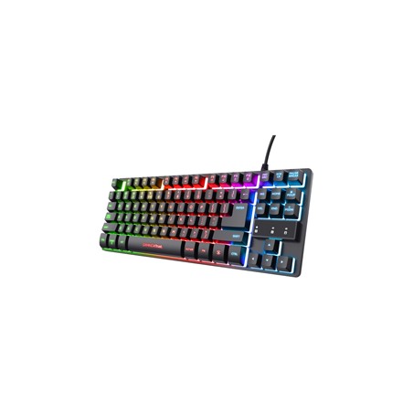 Tastiera gaming in metallo con illuminazione LED multicolore GX833 THADO_Trust