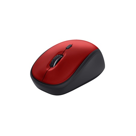 Mouse wireless silenzioso Yvi+ Rosso-Trust