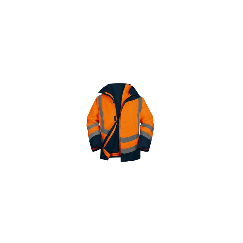 Parka 5in1 Optimum 3 alta visibilitA' - arancio fluo - tg. M - DeltaPlus