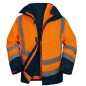 Parka 5in1 Optimum 3 alta visibilitA' - arancio fluo - tg. M - DeltaPlus