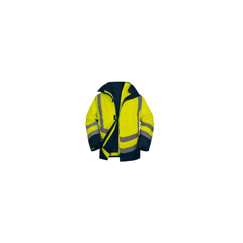 Parka 5in1 Optimum 3 alta visibilitA' - giallo fluo - tg. M - DeltaPlus