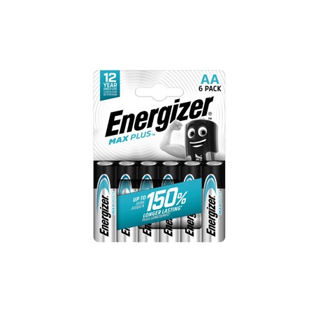 Blister da 6 Pile Alcaline AA MAX PLUS-Energizer