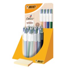 Expo 30 pz sfera 4 Colors Wood in tonalitA' assortite Bic