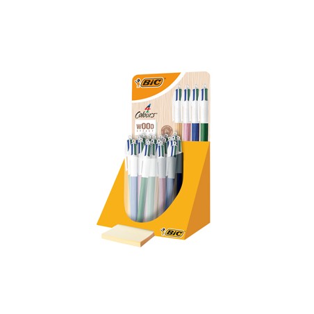 Expo 30 pz sfera 4 Colors Wood in tonalitA' assortite Bic