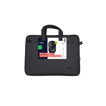 Borsa laptop e mouse 16" Nero Bologna_Trust