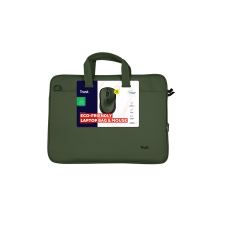 Borsa laptop e mouse 16" Verde Bologna_Trust