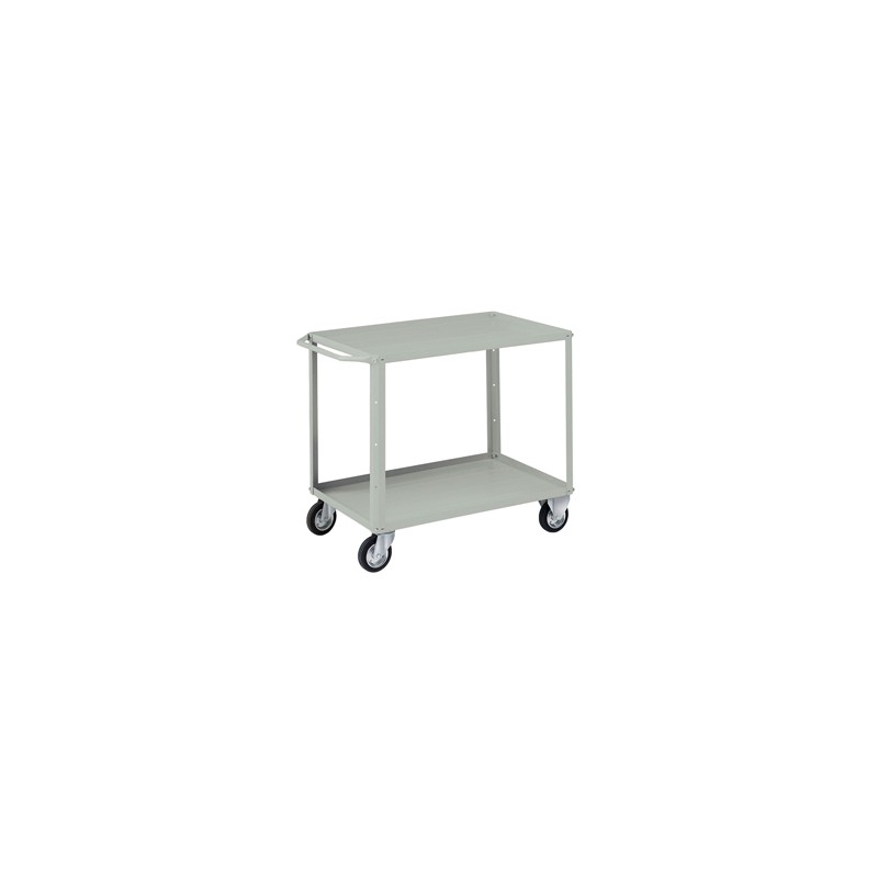 Carrello 2 vasche da 93x600cm grigio