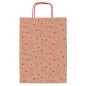 Shopper natale stelline rosse 36x12x41cm Sadoch