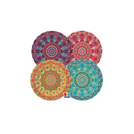 8 piatti Ã˜25cm Mandala Big Party