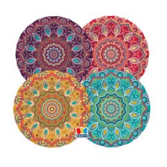 8 piatti Ã˜20cm Mandala Big Party