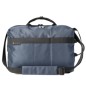 Borsa Bi-Bag Job dim.43x33x16cm tessuto tecnico blu INTEMPO