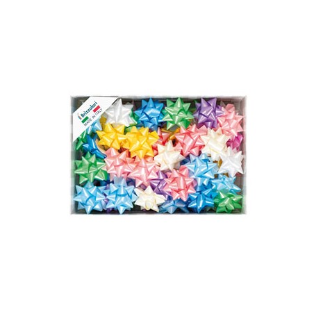 70 stelle nastro liscio 6800 19mmxÃ˜9cm colori assortiti primavera Brizzolari