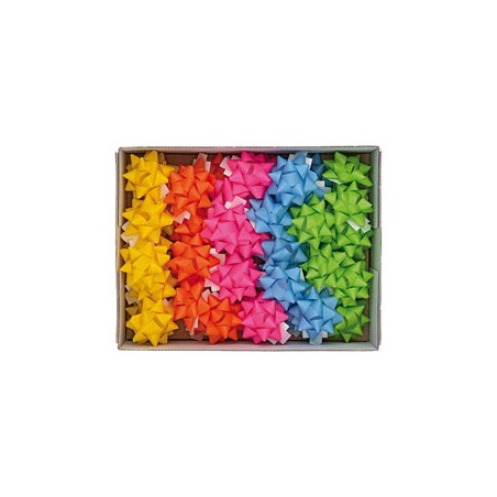 50 stelle nastro carta ecocolor 15mmxÃ˜6,5cm colori ass. primavera Brizzolari