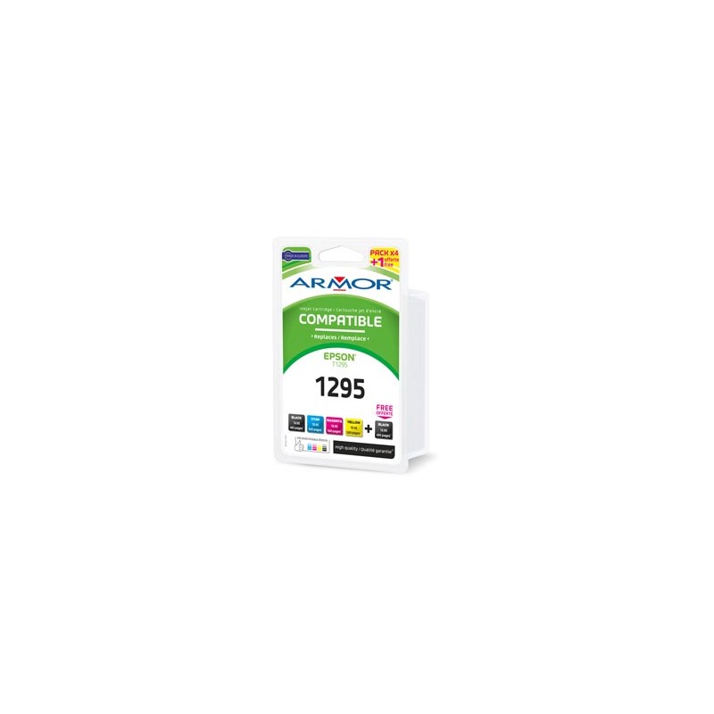 Armor Conf 5 cartucce T129 PER C/EPSON STYLUS SX425W (2BK 2C/M/Y)