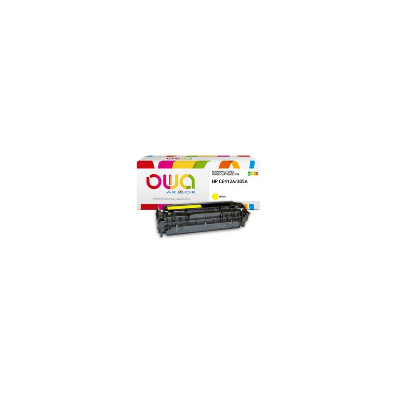 Toner Giallo Armor per HP Clj Pro300 M351, M375, Pro400 M451, M475