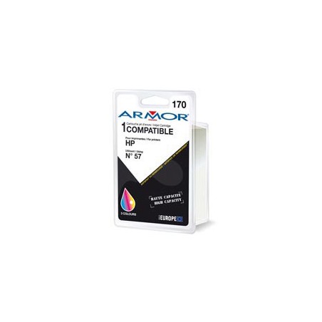 Armor Cartuccia a Colori PER HP N57 Photosmart 7760, PSC 1300 21ML