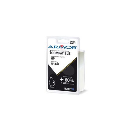 Armor Cartuccia Nero PER HP N338 PSC 1510, 1610, Deskjet 5740 20ML