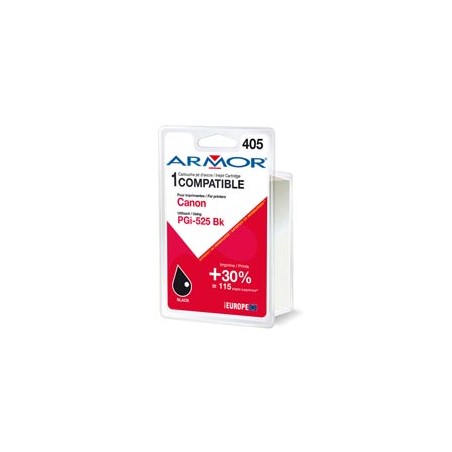 Armor Cartuccia Nera PER CANON PIXMA IP4850, MG5150, MG5250, MG6150, MG8150 20ml