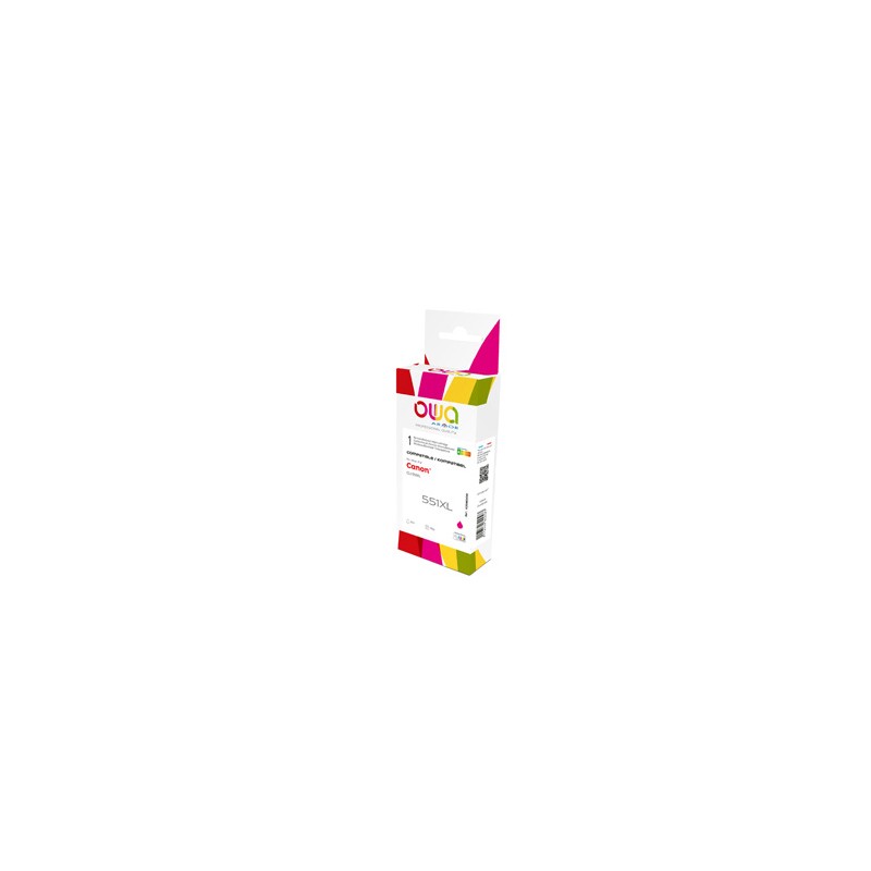 Armor Cartuccia Magenta per Canon CLi-551XL -10,5ml