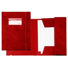 CARTELLINA ARCHIVIO 3L F ROSSO 25X35CM