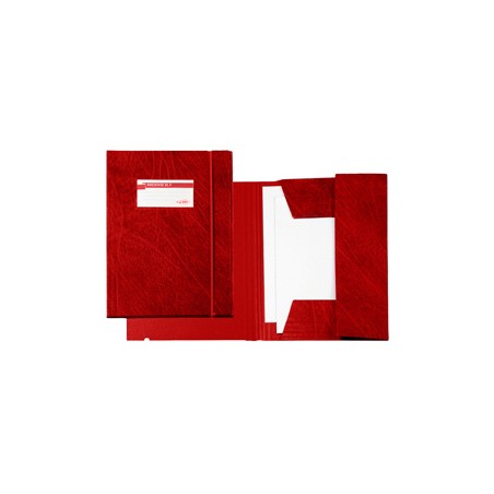 CARTELLINA ARCHIVIO 3L F ROSSO 25X35CM