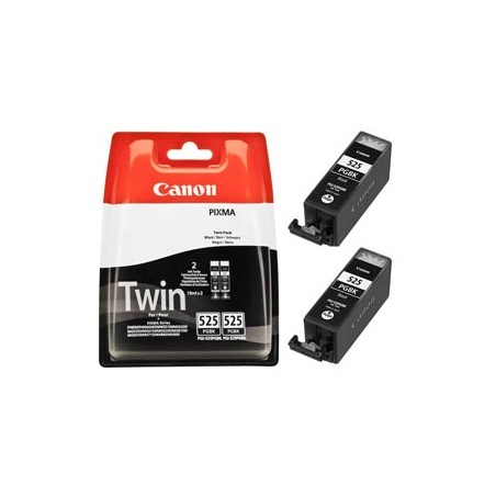 SCATOLA 2 CARTUCCIA TWIN PACK NERA PGI-525BK