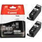 SCATOLA 2 CARTUCCIA TWIN PACK NERA PGI-525BK