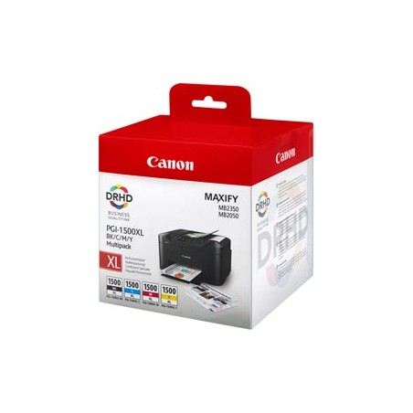 CONF. MULTIPACK CONTIENE N. INK. 1 PGI-1500XL BK-C-M-Y