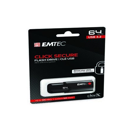 Emtec Memoria B120 Clicksecure 64GB