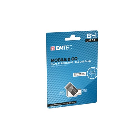 Emtec Dual USB3.2 to Type-C T260 64GB