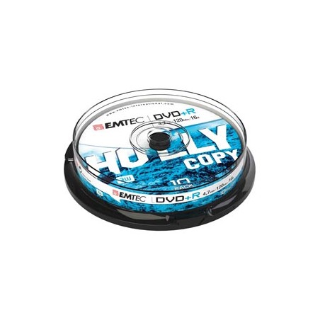 DVD+R EMTEC4,7GB 16X SPINDLE (kit 10pz)