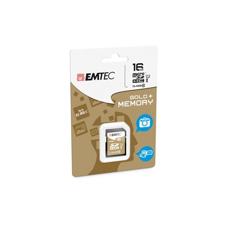 SDHC EMTEC 16GB CLASS 10 GOLD +