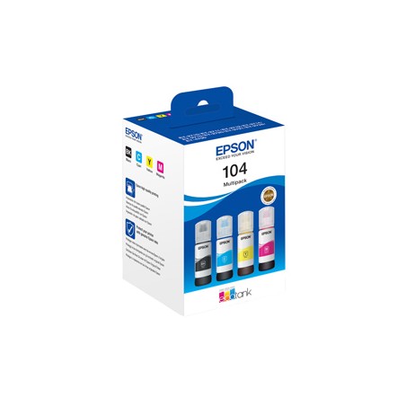 Epson ECOTANK 104 MULTIPACK BK/C/M/G