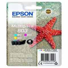 Cartucce di inchiostro Epson Multipack C/M/Y serie 603 Stella Marina