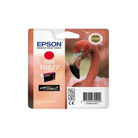 CARTUCCIA INCHIOSTRO A PIGMENTI ROSSO EPSON ULTRACHROME HI-GLOSS2 BLISTER RS