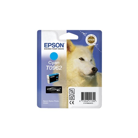 CARTUCCIA INCHIOSTRO A PIGMENTI CIANO EPSON ULTRACHROME K3 BLISTER RS