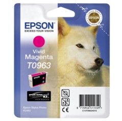 CARTUCCIA INCHIOSTRO A PIGMENTI VIVID-MAGENTA EPSON ULTRACHROME K3 BLISTER RS