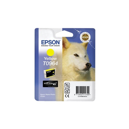 CARTUCCIA INCHIOSTRO A PIGMENTI GIALLO EPSON ULTRACHROME K3 BLISTER C/RF