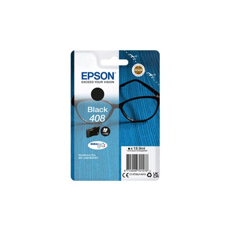 Epson Cartuccia DURABrite Ultra, 408 Nero