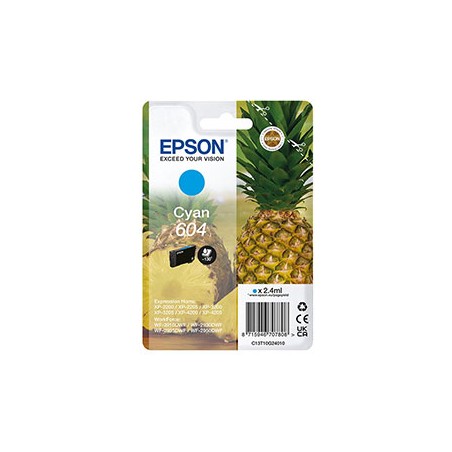 Epson Cartuccia 604 Ananas Ciano 2,4 ml