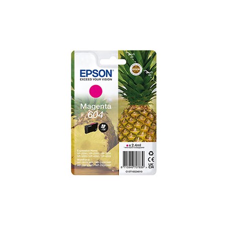 Epson Cartuccia 604 Ananas Magenta 2,4 ml