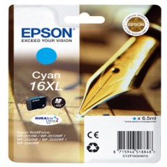 CARTUCCIA A PIGMENTI CIANO EPSON DURABRITE ULTRA, SERIE 16XL/PENNA E CRUCIVERBA