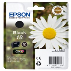 CARTUCCIA NERO (A PIGMENTI)EPSON CLARIA HOME SERIE 18/MARGHERITA IN CONF. BLIST